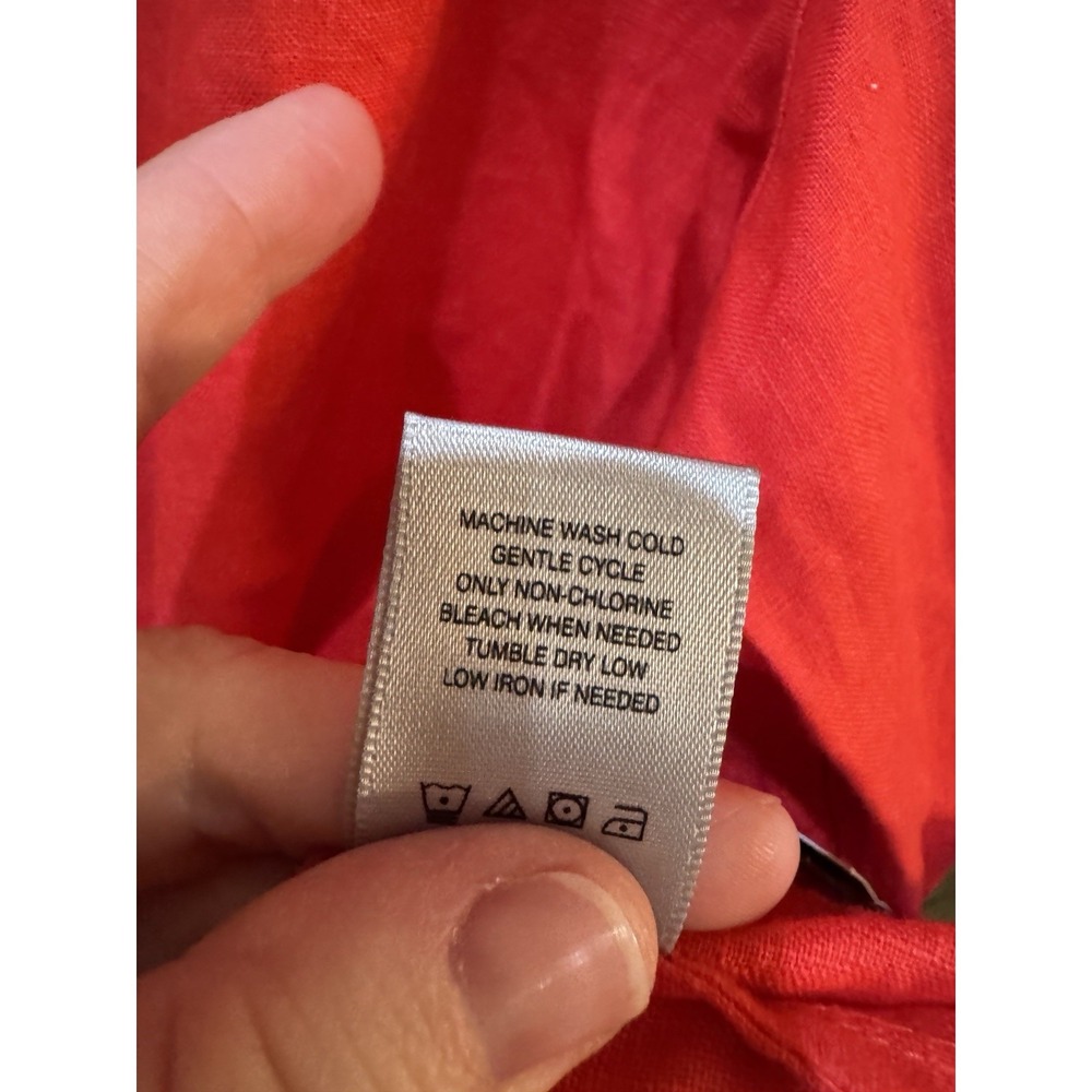 John Mark Wire Collar Button Front with Embroider… - image 7